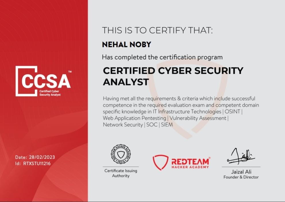Cybersecurity Certification