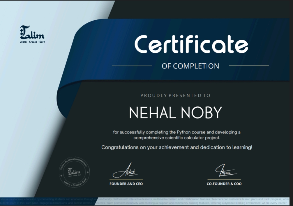 Python Programming Certification